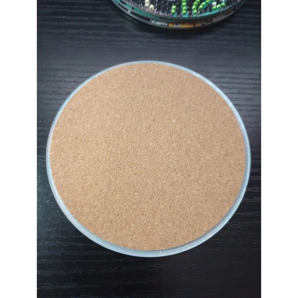 Diamond Art Magic Mushroom Coasters Set of 6 Round Cork Backed 4